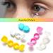 15-Pack Flip-Top Contact Lens Cases | Assorted Colors for Secure Storage | International Shipping Available - Buy Online on GoSupps.com