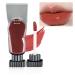 Lip Gloss Tinted Lip Balm Liquid Lipstick Lip Stain Clear Mirror Liquid Lipsticks Long Lasting Non-stick Cup Lip Glaze Lip Plumper For Plumper Lip Make Up Lip Tint Liquid Blush (02 Milk tea)