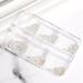 6 Strips Metal Nail Chains for 3D Nail Art Decoration - Silver Punk Studs Chains for Manicure Tips - Buy Online on GoSupps.com