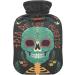Vintage Mexican Skull Hot Water Bottle - Naanle 2L Heating Bag for Pain Relief & Cold Therapy - Buy Online on GoSupps.com