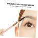 6pcs Eyebrow & Eyelash Brush Set - Portable Makeup Kit with Lash Curler Wooden Handle | Grooming Tools for Perfect Brows & Lashes - Pink - Buy Online on GoSupps.com