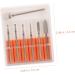 Lurrose 1Set grinding head set Handpiece File manicure pedicure drill bits Trimmer Polish acrylic remover cuticle drill bit to rotate Tungsten steel Polishing file nail - Buy Online on GoSupps.com