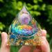 Fuaensm Orgonite Crystal Pyramid - 5cm Orgone Pyramid for Health and Chakra Meditation | Home Decor - Buy Online on GoSupps.com