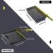 A4 Paper Cutter Guillotine  12" Cut Length  16 Sheets Capacity  Portable Stack Paper Trimmer  Foldable Design for Office Home School Paper Photo Cardstock Label Cutter - Buy Online on GoSupps.com