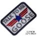 Top Gun 'Talk to Me Goose' Embroidered Patch - White | for Jackets, Jeans, Clothes & Bags - Buy Online on GoSupps.com