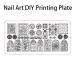 Nail Stamping Plates Set - Church Window Design | Rose Nail Art Images | Perfect for Beginners | International Shipping - Buy Online on GoSupps.com
