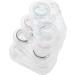 Solustre 16-Piece Contact Lens Container Cleaning Tools Set - Travel Storage with Clear Stand & Makeup Mirror - Bulk Available - Buy Online on GoSupps.com