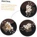 FRCOLOR the pearl comb wedding hair jewelry hair combs for women accessories bridal hair rhinestone hair accessories hair bling pearl hair clips the flowers bride alloy Hair Accessories - Buy Online on GoSupps.com