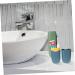 Frcolor 2-Piece Travel Toothpaste & Toothbrush Holder Set Outdoor Washing Storage Cup for On-the-Go Oral Care - Buy Online on GoSupps.com