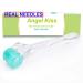 Angel Kiss 192 Derma Roller REAL NEEDLES Microneedling 0.25 mm Titanium Micro Needling - Cosmetic Microneedle Dermaroller for Face Hair Body Beard w/Storage Case 0.25mm Titanium