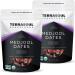 Terrasoul Superfoods Organic Medjool Dates 4 Lbs - Soft Chewy Texture  Sweet Caramel Flavor  Farm Fresh