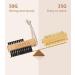 Wooden Nail Brush Set - 2Pcs Double Sided Hand and Nail Cleaning Brush - Eco Friendly Fingernail Brush for Home, Garden, and Salon Use - Bench Wood, Black Color - Buy Online on GoSupps.com