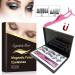 Magnetic Eyelashes - 3D Reusable Soft & Comfortable False Eyelashes Set with Stainless Tweezers - 8 Pcs for Stunning Looks - Buy Online on GoSupps.com