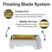 Cosyonall Pro Shaver Replacement Foil and Cutters compatible with"andis #17150 shaver foil replacement" Golden - Buy Online on GoSupps.com