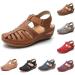 Stylish Women's Closed Toe Sandals | Comfortable Sporty Outdoor Wedge | Soft Leather Summer Gladiators | Perfect for Travel Beach Hiking & Leisure - Buy Online on GoSupps.com