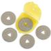 OLFA Rotary Fabric Cutter 28MM with 5 Blade Refill - Ideal for Quilting, Sewing, and Crafts | Buy Now - Buy Online on GoSupps.com