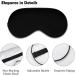 Customizable Sleep Masks | Soft Blackout & Comfortable | Reusable Eye Masks for Men Women & Kids | Ideal for Travel Long Flights & Dorm Room Essentials - Royal Blue - Buy Online on GoSupps.com