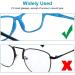 Jitnga 12 Pairs Glue D-Shaped Nose Pads - Non-Slip Soft Silicone Self-Adhesive for Glasses & Sunglasses - 19mm Transparent - Buy Online on GoSupps.com
