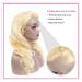 22 Inch 613 Blonde Peruvian Body Wave Lace Front Human Hair Wig | 150% Density Pre Plucked HD Transparent Lace | For Black Women - Buy Online on GoSupps.com