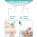 Peri Bottle Po Dusche Bidet - 500ml Portable Intimate Shower with 2 Nozzles for Women - Blue & Green Options Available - Buy Online on GoSupps.com