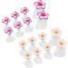 FRCOLOR Silicone Flower Toe Separator Spacers - 2 Boxes Manicure Toe Stretchers for Women Men - Reusable Toenail Cushions Style 2 - Buy Online on GoSupps.com