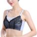 XWSM Post-Op Bra with Bags | Mastectomy Support Bra | Blue Bandeau Top for Everyday Comfort (38/85C) - Buy Online on GoSupps.com