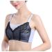 XWSM mastectomy bras with bags for breast shapes cotton tubeau tube top cadulosa sports underwear for everyday life after operations (color: blue size: 38/85d)