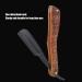 High-Quality Manual Blade Holder | Solid Rosewood Straight Blade Holder with Comfortable Clip-On Handle for Effortless Shaving - Buy Online on GoSupps.com