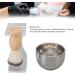 Ozgkee 3 Piece Shaving Brush Set for Men - Acrylic Holder Bubble Bowl Nylon Bristle | Premium Quality Shaving Accessories for a Luxurious Grooming Experience - Buy Online on GoSupps.com