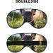 Cute Black Pug Dog Print Soft Eye Mask | Sleep Mask for Women & Men | Travel Comfort - Buy Online on GoSupps.com