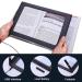 Full Page 3X Reading Magnifying Glass with 12 LED Lights Handheld Or Hands Free Magnifier with Stand & Lanyard - Large A4 Sheet Illuminated Vision Aid - Buy Online on GoSupps.com