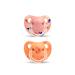 Suavinex-pack with 2 ride 6-18 months anatomical silicone 0% bisphenol pink + orange design in the Sea pink + orange (in the Sea) 6-18 meses (paquete de 2)