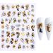 Gold Slider Decals Winter Nail Design Maple Leaf Nail Stickers 3D Valentine Rose Holographics(CJ-017) - Buy Online on GoSupps.com