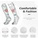 Tooth Compression Socks for Men & Women | 15-20 mmHg Support for Running & Cycling - Buy Online on GoSupps.com