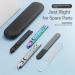 Stainless Steel Nail Clipper Double-Ended Dual-Purpose Thin Portable Folding Nail Scissors Nail Clippers Manicure Tools (Color : Silver and Nail File) - Buy Online on GoSupps.com