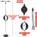 OHMY FIT Flex Double End Punching Bag - Adjustable Tension & Height with Flex System, Micro Fiber Material, Strong Bladder - Ideal for Men & Women Gym Exercise - Buy Online on GoSupps.com