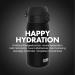Ion8 Kids Water Bottle 350ml/12oz - Leak Proof, BPA Free, Easy to Open, Dishwasher Safe - Carbon Neutral Black Design - Hygienic Flip Cover & Carry Handle - Buy Online on GoSupps.com