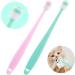 Molain Dog Toothbrush 360 Degree 2 Set Silicone Handle Cat Toothbrushes with Storage Box Puppy Dogs Pet Tooth Cleaning Kit (Pink+Blue) 1 count (Pack of 2) - Buy Online on GoSupps.com