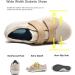 ZGDG Women's Diabetic Shoes - Wide Width Edema Comfy Shoes | Adjustable Strap | Lightweight Non-Slip Orthopedic Walking Shoes for Elderly - 10.5 Wide Beige - Buy Online on GoSupps.com