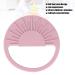 Shop Safe Baby Silicone Bite Ring Toys - Food-Safe Semicircular Sun Design in Lavender Red | Ideal for Infants - Buy Online on GoSupps.com