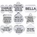 Personalized Stainless Steel Pet ID Tag | 8 Lines of Custom Engraving | Bone Shape | Dog & Cat Tags | Double-Sided Engraving | Pack of 1 - Buy Online on GoSupps.com