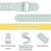 Motion Sickness Bands - Adjustable Acupressure Wristbands for Nausea Relief - Waterproof & Natural - Headaches, Insomnia, Anxiety, Morning Sickness - for Car, Air, Train, Sea - Updated Design - Buy Online on GoSupps.com