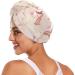 Unicorn Rainbow Pink Hair Towels 2 Pack - Super Absorbent Quick Dry Hair Turbans for Women & Girls - Buy Online on GoSupps.com