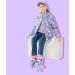 Rainbow Unicorn Kids Roller Skates | Adjustable Roller Shoes for Ages 3-6 | Luminous Wheels | Birthday & Xmas Gifts | Small (10-13J) Purple - Buy Online on GoSupps.com