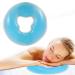 Salmue Silicone Pillow Soft Massage Face Relax Pillow Headrest  SPA Beauty Salon Skin Care Soft Overlay Face Relax Weigh Cushion Pad  Salon Cushion Silicon Facial Relax Head Cradle Cushion(Sky Blue)