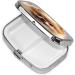 Adorable Pomeranian 2 Compartment Pill Case | Small Travel Pill Organizer & Purse Gift - Buy Online on GoSupps.com
