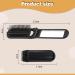 SJJJS Foldable Comb Black with Compact Mirror Pocket Size for Travel Car Sports Bag and Handbag - Buy Online on GoSupps.com