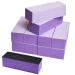 Karlash Nail Buffer sanding Block Purple White 100/180 Grit Nail Art Manicure Pedicure File 10 PCS