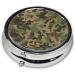 Buy Green Camo Portable Round Pill Box - Lightweight Moisture-Proof & Perfect for Vitamins | International Shipping Available - Buy Online on GoSupps.com