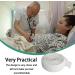 Catheter Leg Bag Straps - 4pcs Urinary Bag Fixation Tapes for Incontinence - White - Buy Online on GoSupps.com